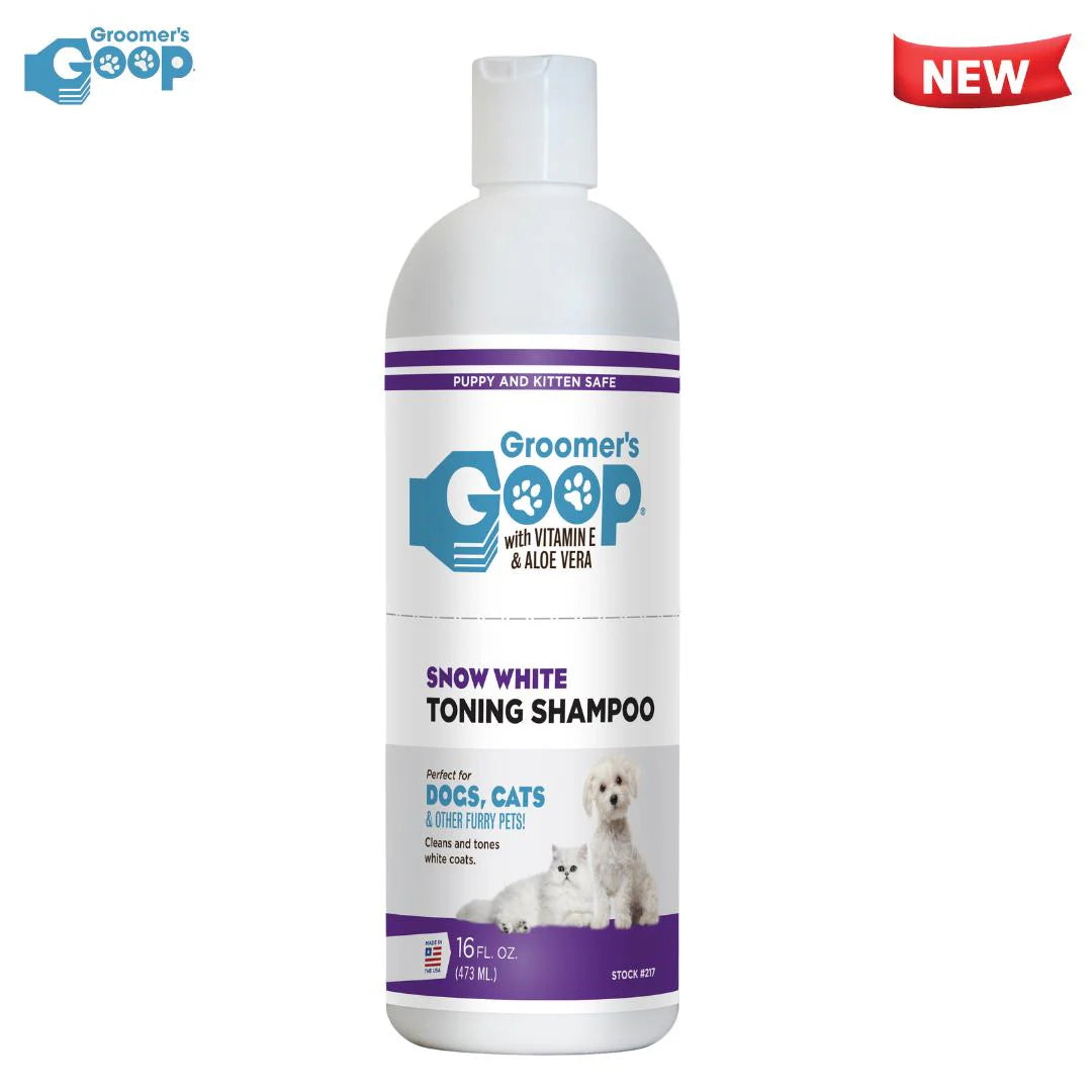 Groomers Goop Snow White Toning Shampoo 473 ml