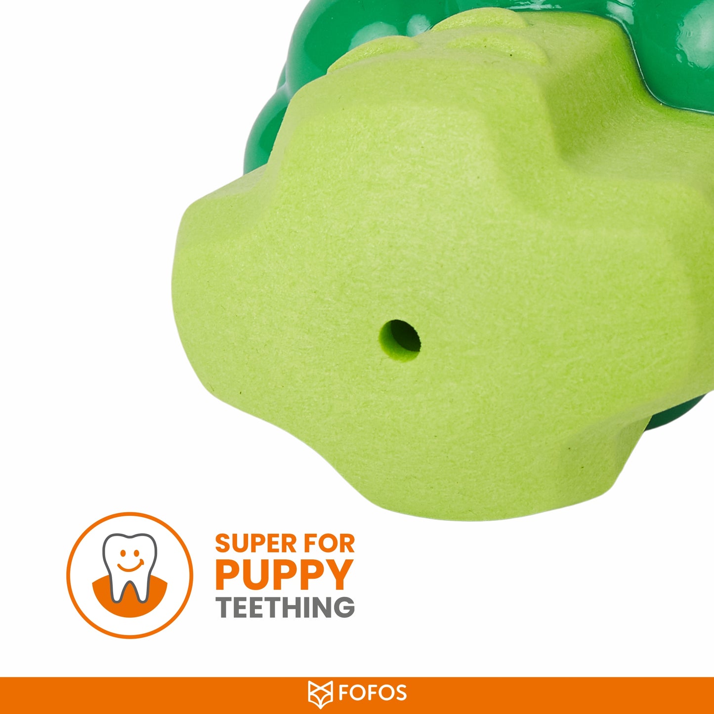 FOFOS Giggling Vegi-Bites Interactive Dog Toy Broccoli 9.3 x 6.4 x 10.4 cm