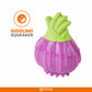 FOFOS Giggling Vegi-Bites Interactive Dog Toy Onion 9 x 6.6 x 11.9 cm