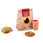 Gigwi Hide N Seek Fast Food Bag Toy For Dog 24x18x11cm