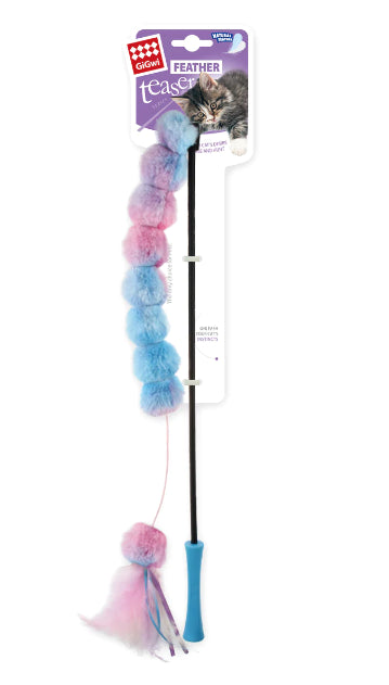 Gigwi Catch and Scratch Feather Teaser Wand 63 x 2.55 x 2.5cm