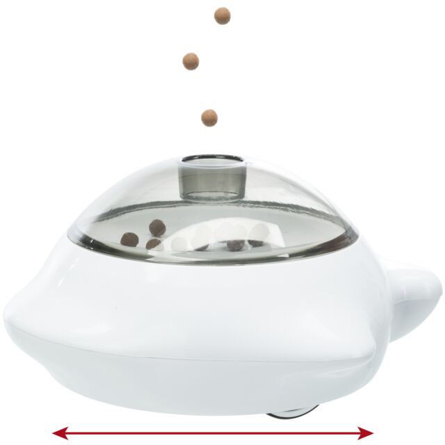Trixie Snack Popper Dog Interactive Treat Dispenser Dog Treat Feeder White 21x12cm