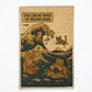 Catscart PawCanvas™ Classic Great Wave Cat Scratcher 40x60cm