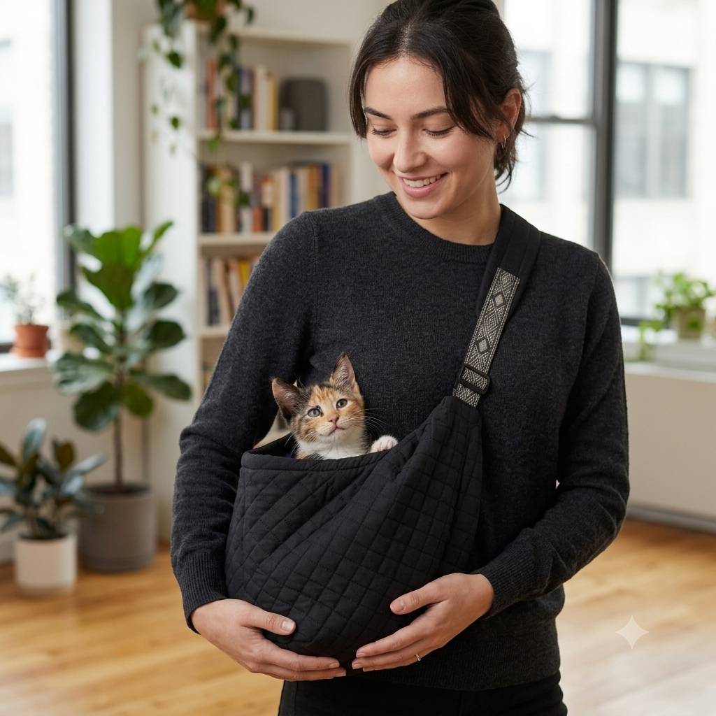Petaholic Trendy Dumpling Bag For Small Dogs and Cats 62 x 23 x 28cm