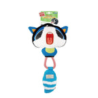 Gigwi Raccoon Cotton Rope Dog Toy With Squeaker and Crinkle Paper Inside - Medium