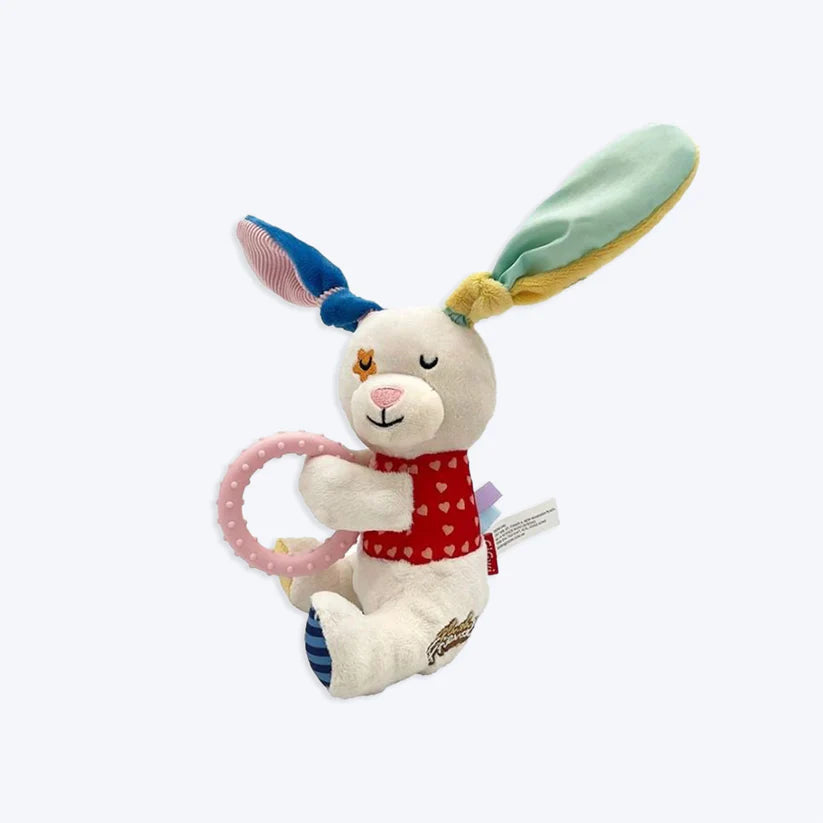 Gigwi Plush Friendz Ring Rabbit Medium 17.50x13x10cm