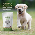 Signature Grain Zero Chicken Chunks In Gravy Wet Food For Puppy 120g x 5 Pouch + 1 Free Inside = 720g