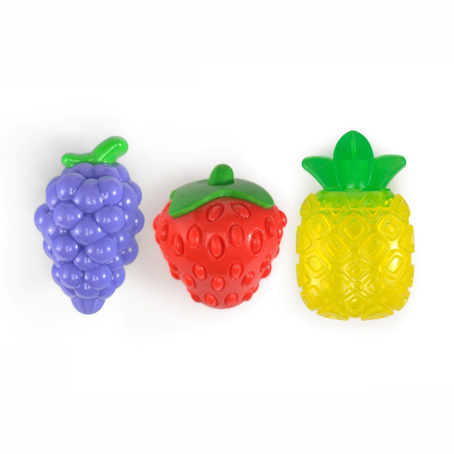 FOFOS Fruity-Bites Squeaky Crazy Grape Dog Toy 11.4 x 7 x 6.1 cm