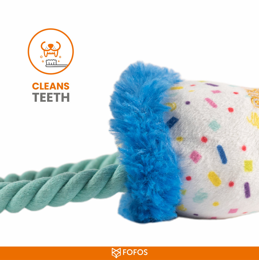 FOFOS Birthday Hat Dog Toy 13x9x28 cm