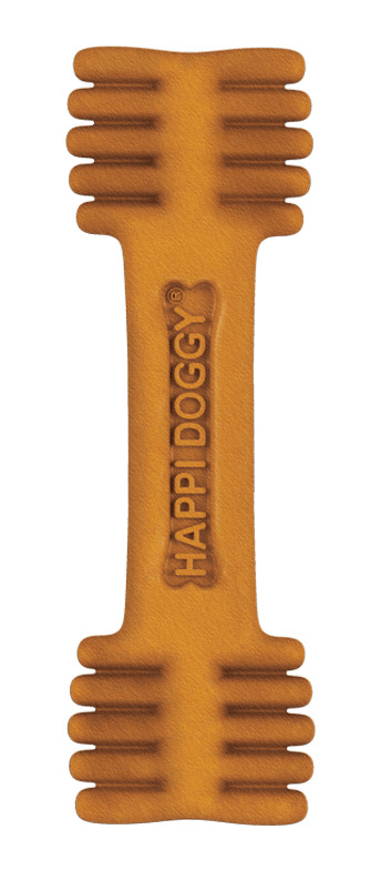 Happi Doggy Dental Chew Care (Skin and Coat Support) Honey & Coconut Oil Vegetarian & Sustainable Treat For Dogs Single Pack