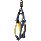 Basil Padded Adjustable Harness for Dogs & Puppies Blue/Yellow