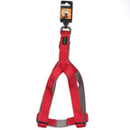 Basil Padded Adjustable Harness for Dogs & Puppies Red