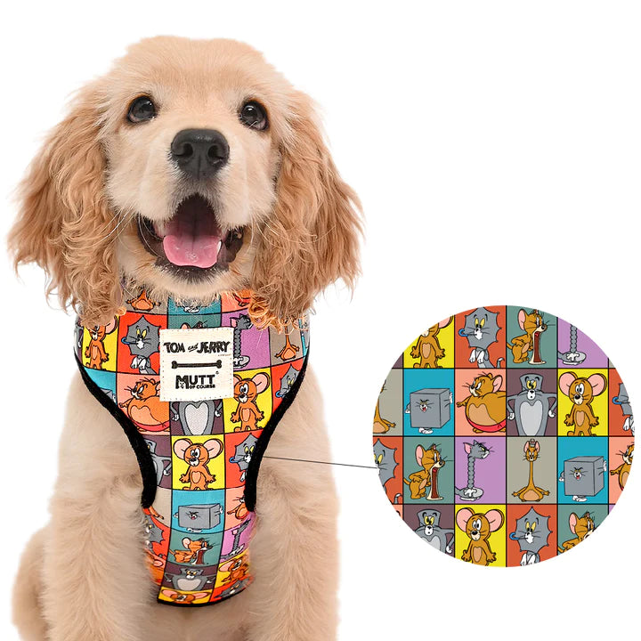 Mutt of Course Tom & Jerry Woofy Poses Harness For Dogs & Cats