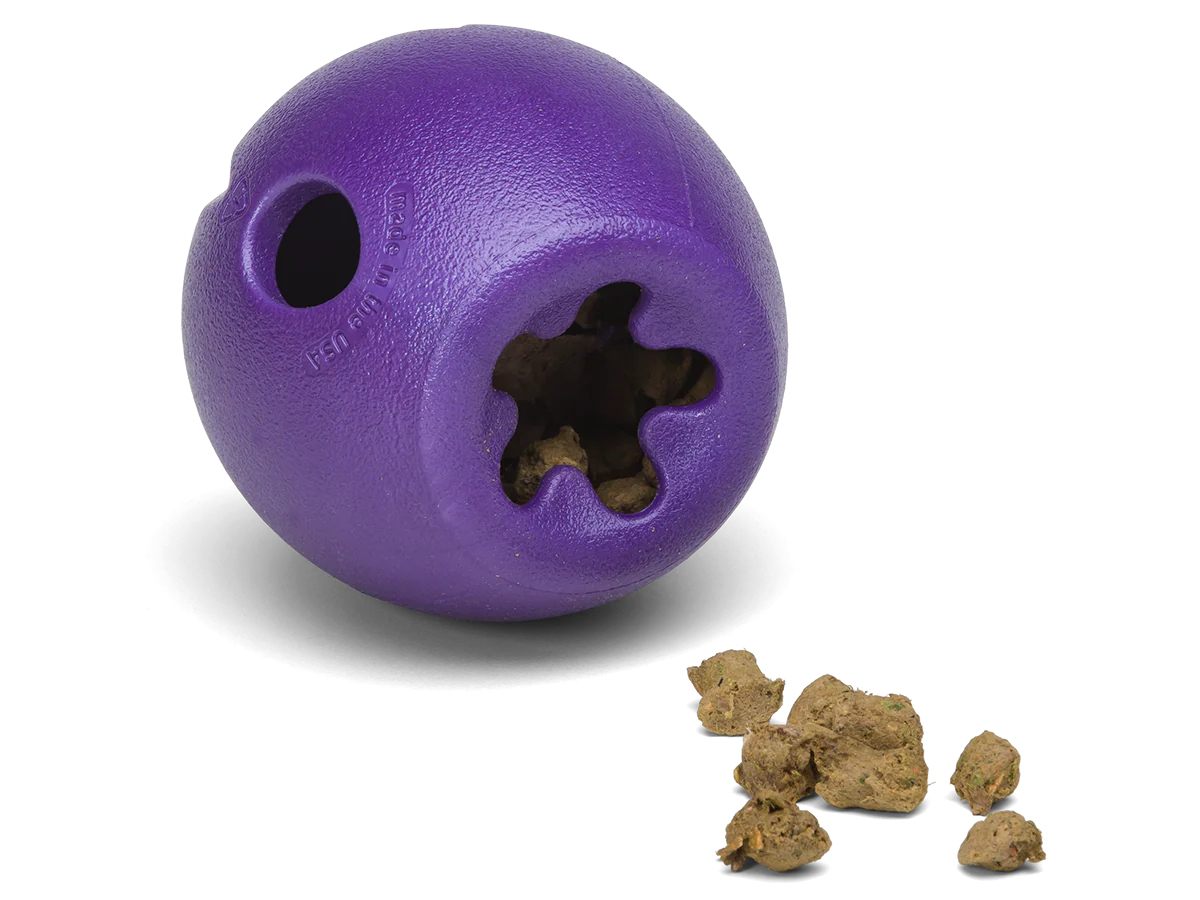 West Paw Rumbl Dog Toy - Eggplant