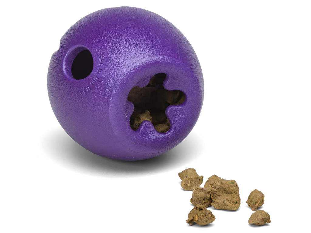 West Paw Rumbl Dog Toy - Eggplant