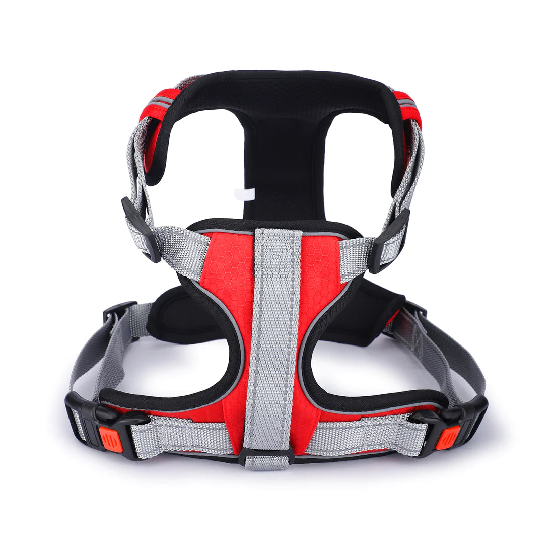 Basil No-Pull Vest Reflective Handle Harness - Red