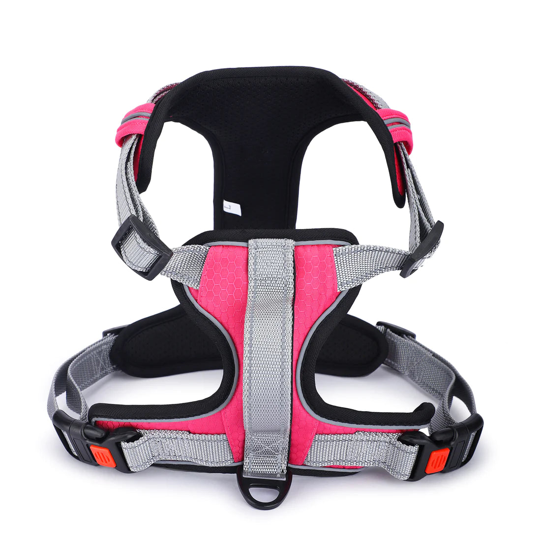 Basil No-Pull Vest Reflective Handle Harness - Pink