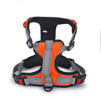 Basil No-Pull Vest Reflective Handle Harness - Orange