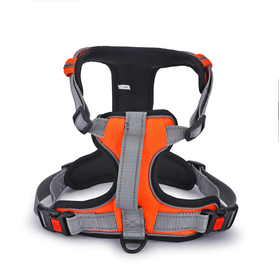 Basil Dog Handle Harness No-Pull Adjustable Vest Harness Orange