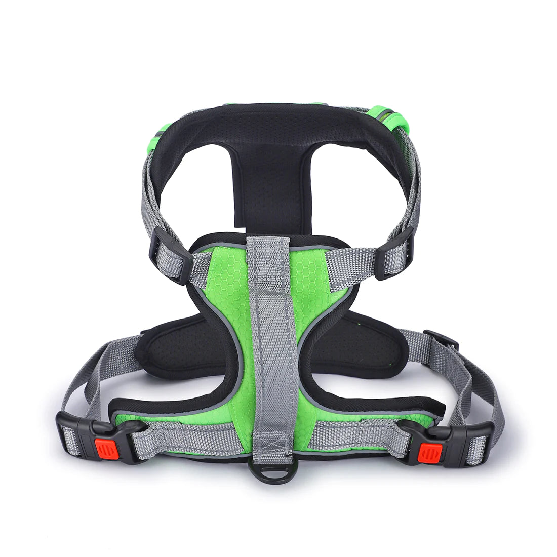 Basil No-Pull Vest Reflective Handle Harness - Green