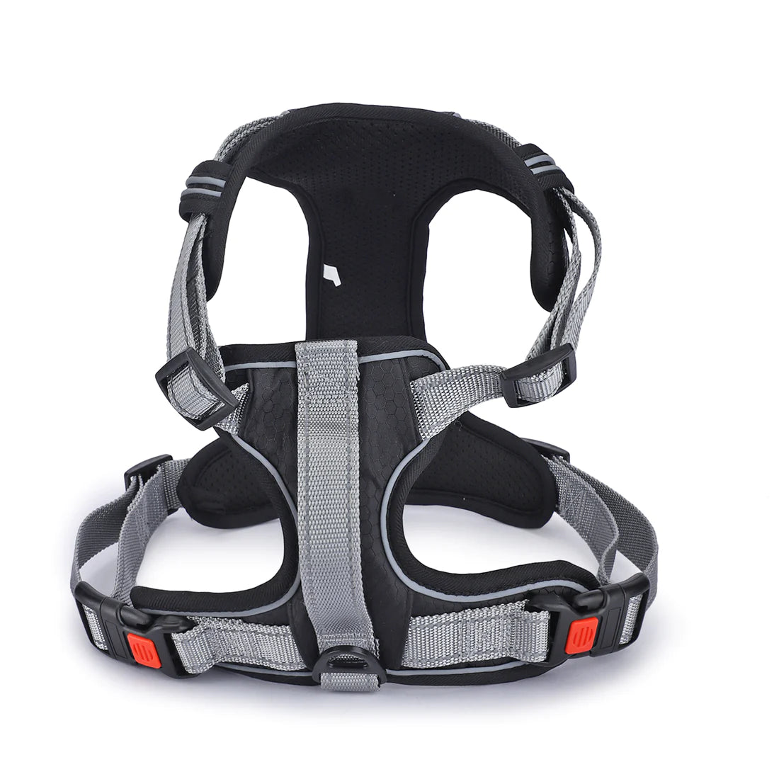 Basil No-Pull Vest Reflective Handle Harness - Black