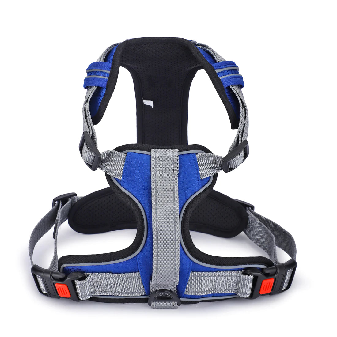 Basil No-Pull Vest Reflective Handle Harness - Blue