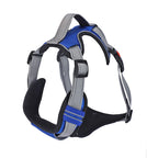 Basil No-Pull Vest Reflective Handle Harness - Blue