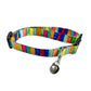Tails Nation Digital Printed Collar of Colors Adjustable Collar For Your Cat