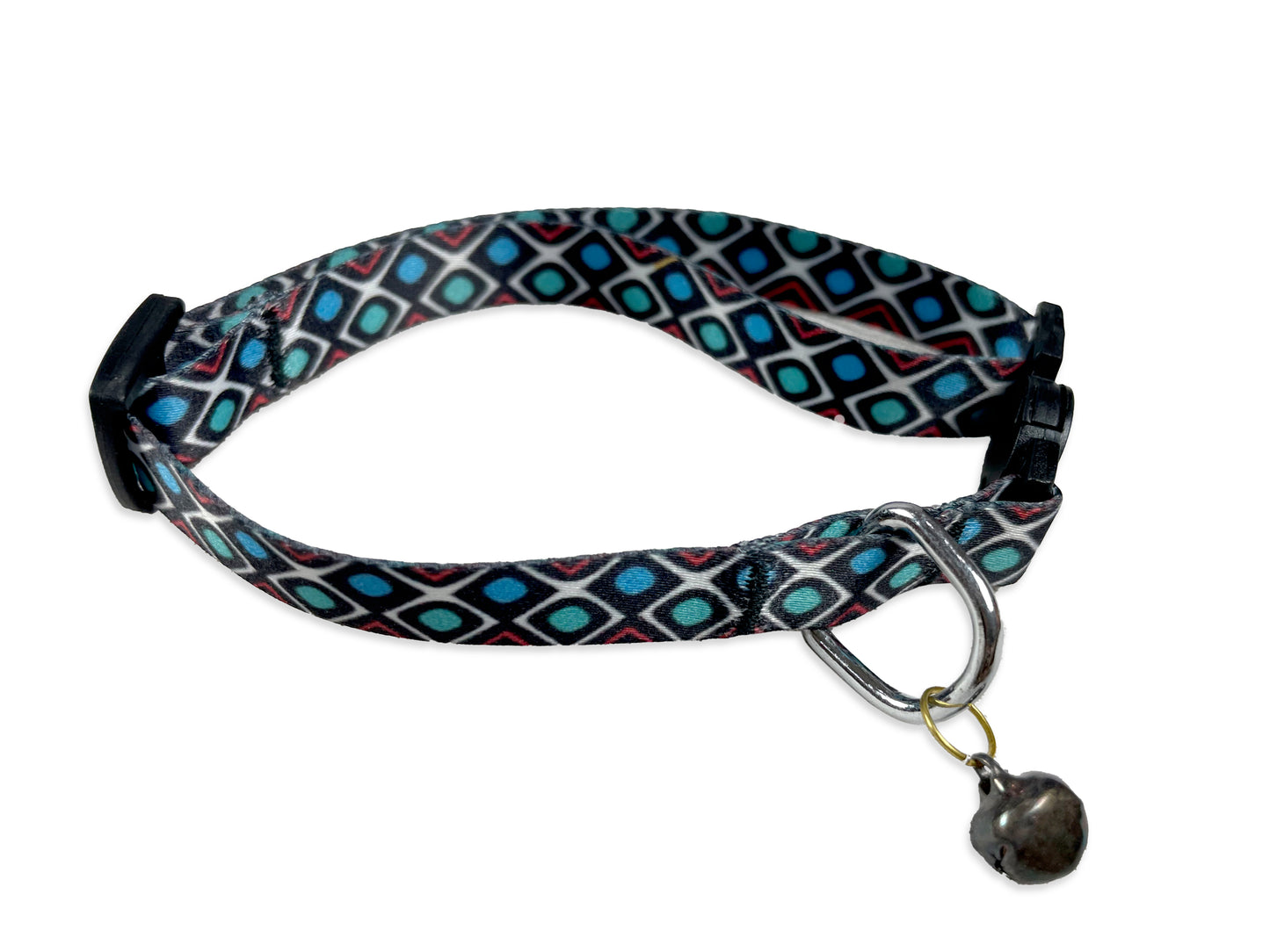 Tails Nation Digital Printed Rhombus Adjustable Collar For Your Cat