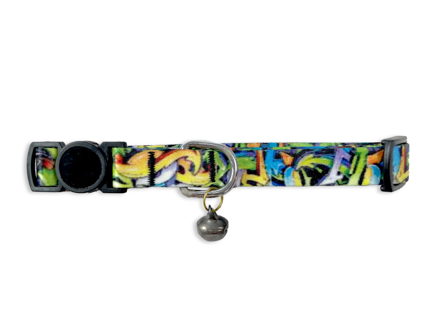 Tails Nation Digital Printed Funky Style Adjustable Collar For Your Cat
