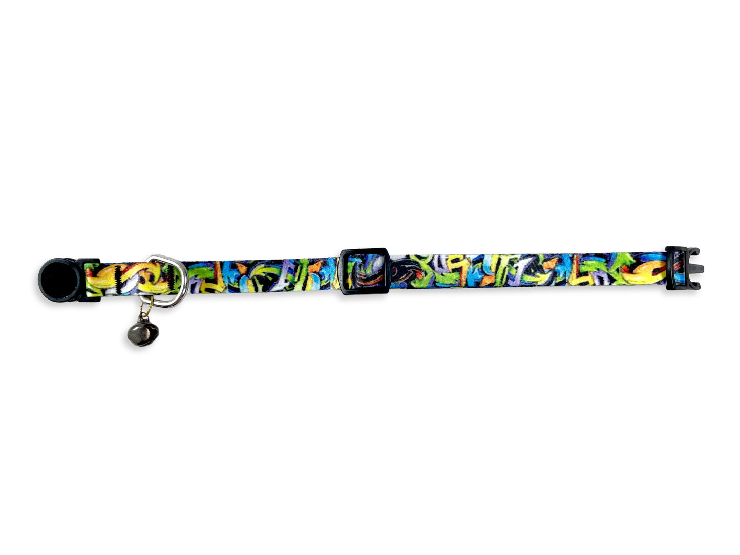 Tails Nation Digital Printed Funky Style Adjustable Collar For Your Cat
