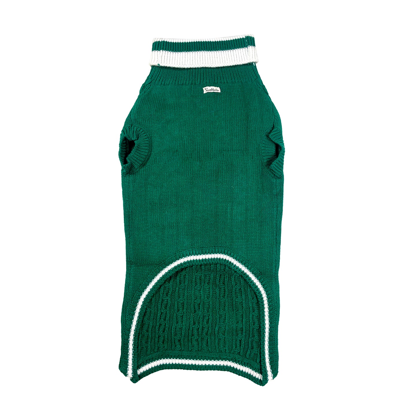 Tails Nation High Neck Sweater -  Green Colors | Warm and Cozy
