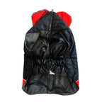 Smarty Pet Warm & Stylish Fur Jacket For Your Furry Friend Red/Black