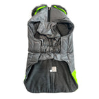 Smarty Pet Warm & Stylish Fur Jacket For Your Furry Friend Green/Grey