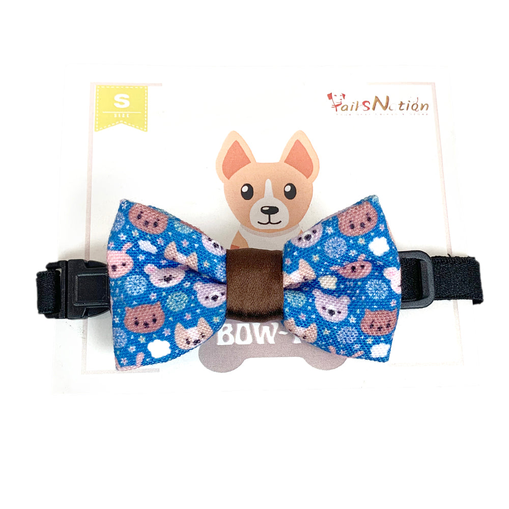 Tails Nation Bow Tie with Strap for Dogs & Cats