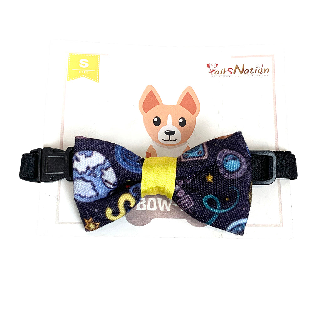 Tails Nation Bow Tie with Strap for Dogs & Cats
