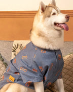 15 Furries Desi Denim Dog Kurta Indigo
