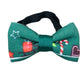 Tails Nation Christmas Bow Tie with Strap for Dogs & Cats