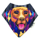 Tails Nation Dog Face Printed Bandana for your Pooch