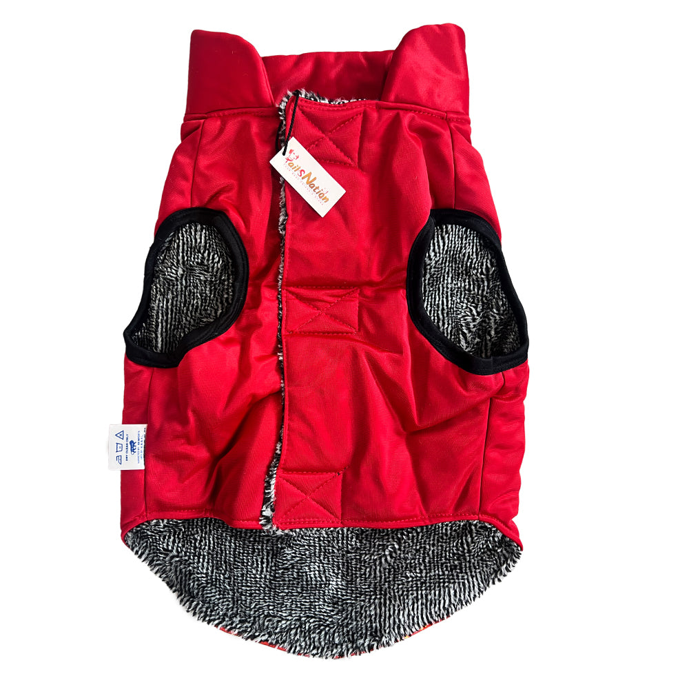 Tails Nation Petaholic Sony Jacket Red | Warm & Stylish