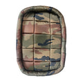 Tails Nation Mattress Army Print Round Border For Dogs