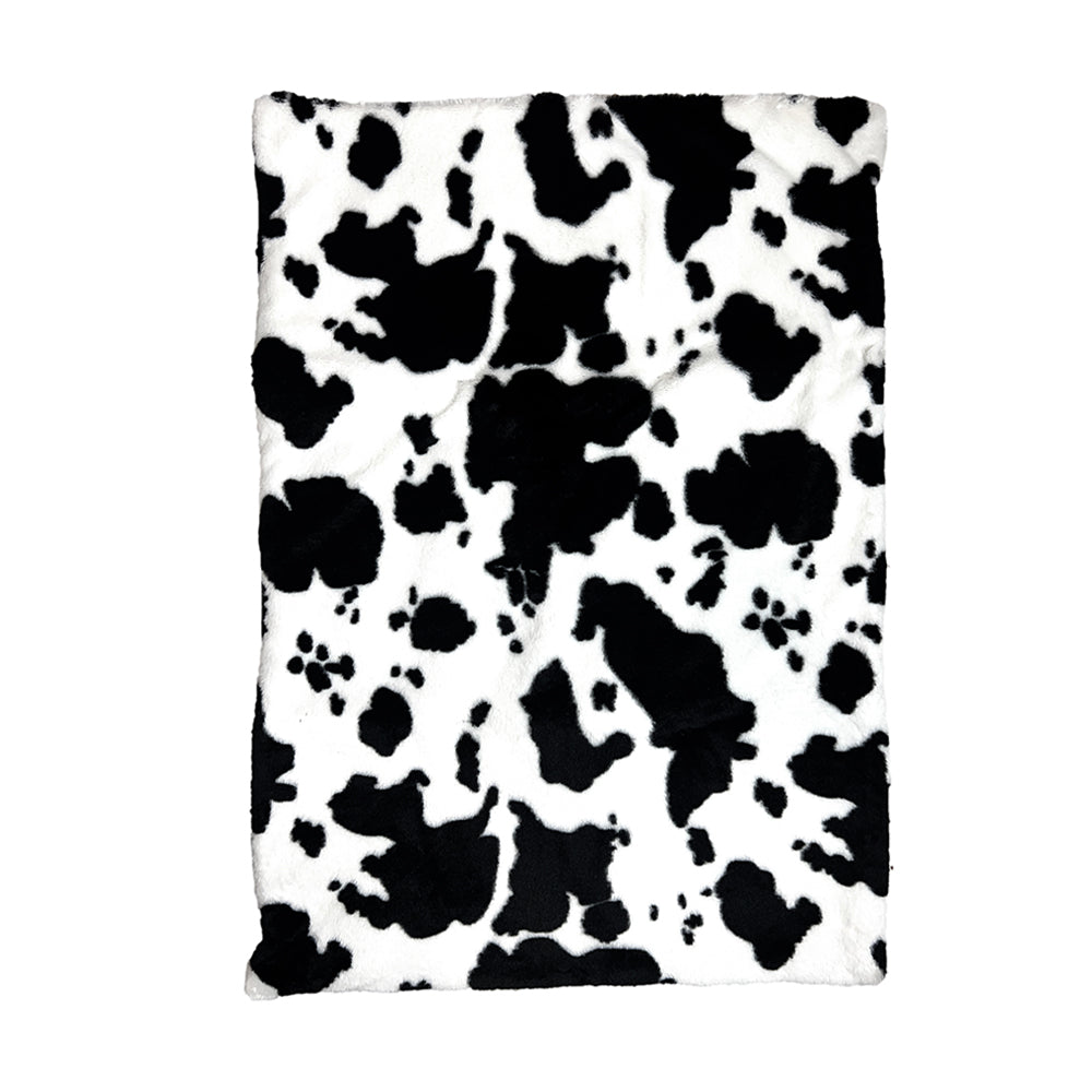 Tails Nation Printed Cozy Mat Back & White For Dogs