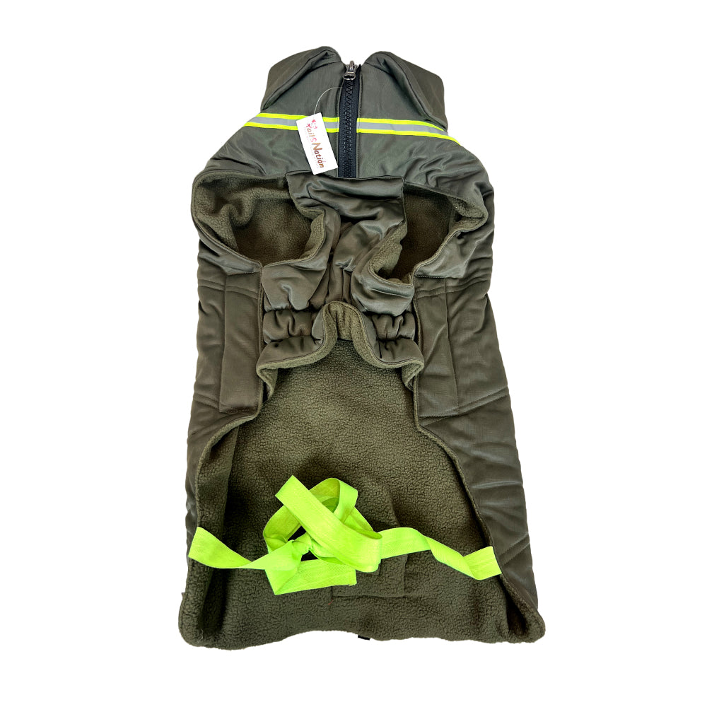 Tails Nation Reflector Jacket with Chain | Warm and Comfy | Best for Hiking and Travel