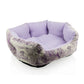 Pawpourri Lilac Cuddly Lounger Bed For Dog 17 x 21 x 7''