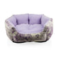 Pawpourri Lilac Cuddly Lounger Bed For Dog 17 x 21 x 7''