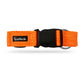 Tails Nation Bright Orange Super Comfy Melange Collar for your Pooch