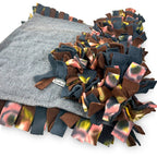 Tails Nation Shaggie Playmat For Your Furry Friend - Black & Brown