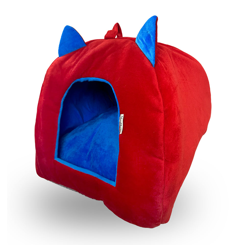 Tails Nation Cat House For Your Pet Red  40cmx43cm