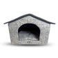 Tails Nation Puppy House For Your Furry Friend Grey 50cmx40cmx35cm