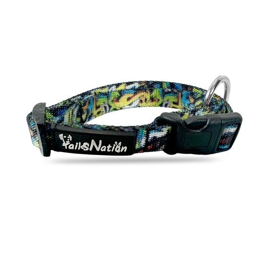 Tails Nation Digital Printed Funky Collar For Your Furry Friend